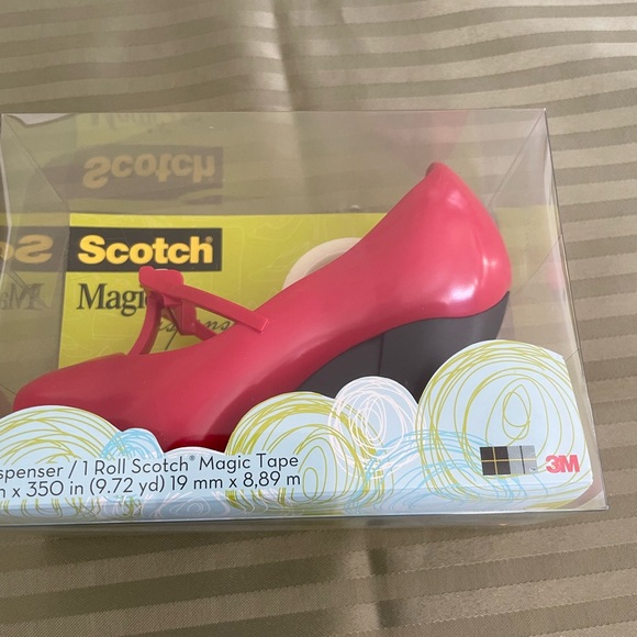 Scotch Magic Tape Dispenser - Red - Picture 4 of 6